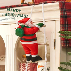 Santa Claus Window Climbing Ladder Christmas Pendant