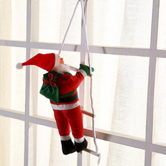 Santa Claus Window Climbing Ladder Christmas Pendant