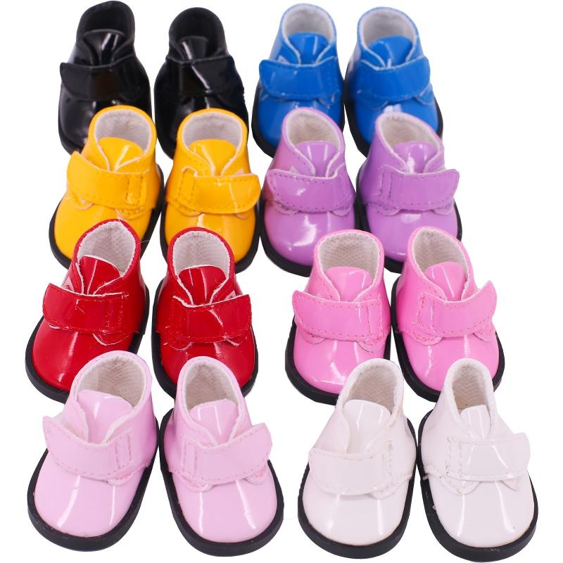 14 Inch American Doll Leather Shoes for Bjd Dolls