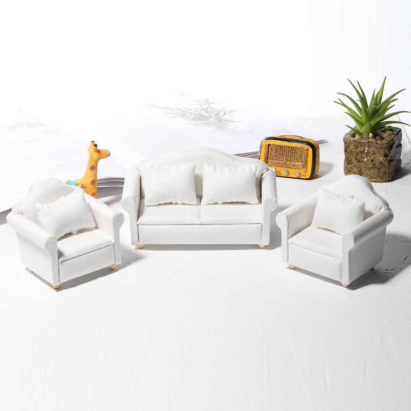 1:12 Dollhouse Sofa Toy Furniture Living Room Accessorie Gift
