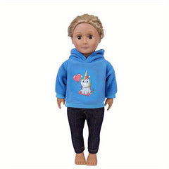 17 18 Inch Doll Clothes Set - Tops and Pants for Girls Dolls