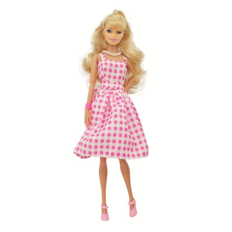 11 Inch 30 Cm Pink Doll Clothes Long Sweater - Spring/Summer Style