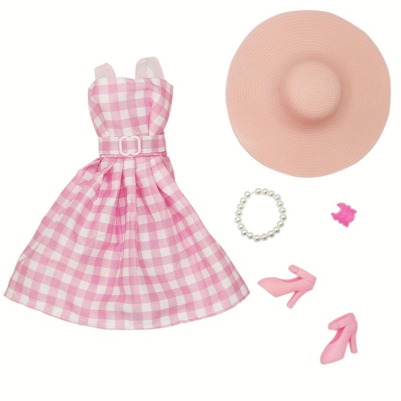 11 Inch 30 Cm Pink Doll Clothes Long Sweater - Spring/Summer Style