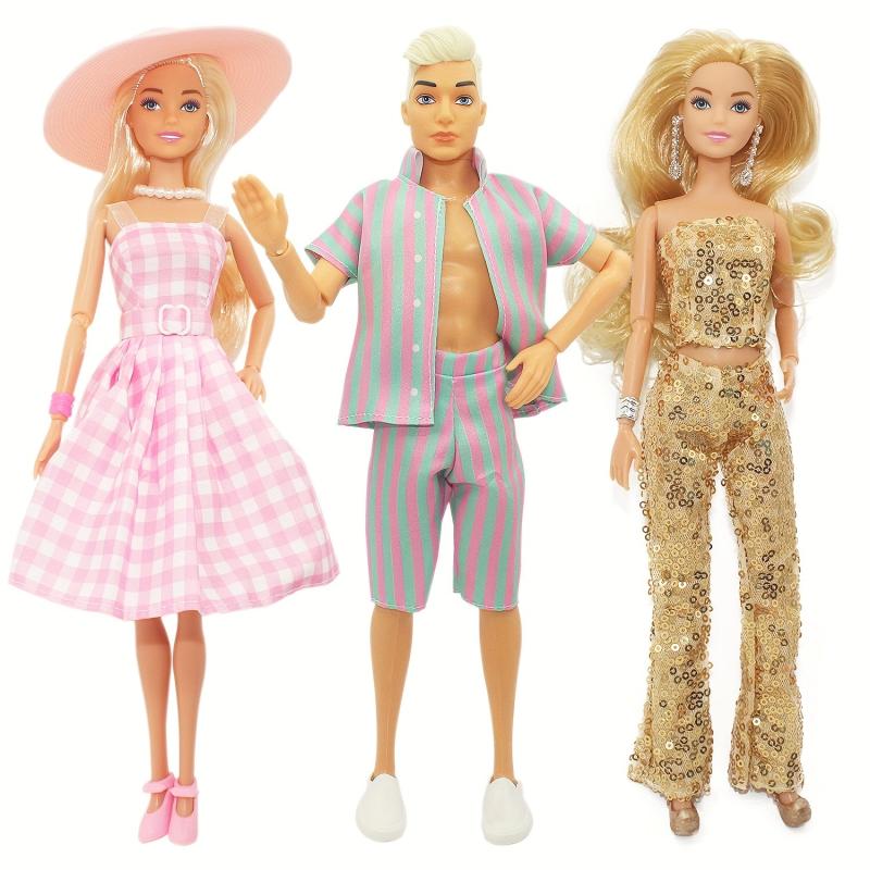 11 Inch 30 Cm Pink Doll Clothes Long Sweater - Spring/Summer Style