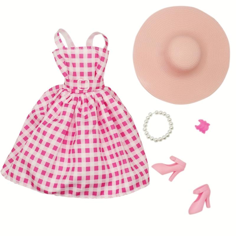 11 Inch 30 Cm Pink Doll Clothes Long Sweater - Spring/Summer Style