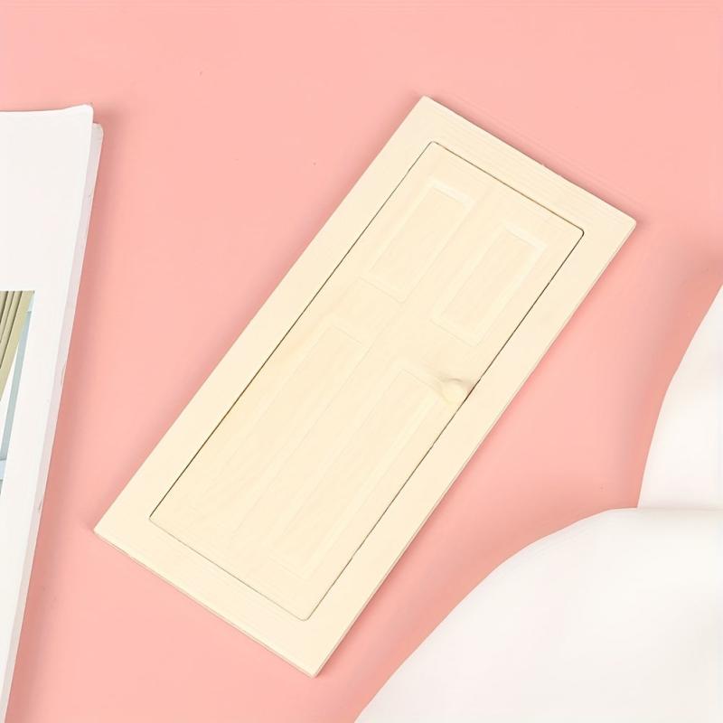 1:12 Scale Interior Wooden Door DIY Dollhouse Furniture Accessories