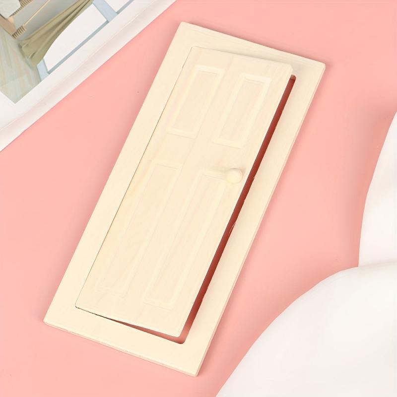 1:12 Scale Interior Wooden Door DIY Dollhouse Furniture Accessories