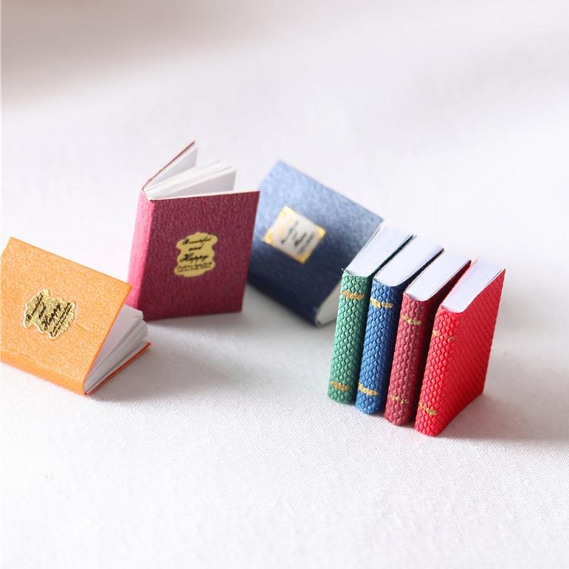 Dollhouse 1:12 Furniture Set with 4 Book Props