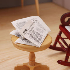 Food Toys Mini Newspapers Dollhouse Play House Models Ornaments