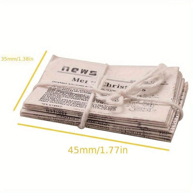 Food Toys Mini Newspapers Dollhouse Play House Models Ornaments