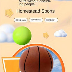 Brown Striped Silent Basketball for Christmas Halloween Thanksgiving