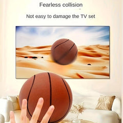 Brown Striped Silent Basketball for Christmas Halloween Thanksgiving