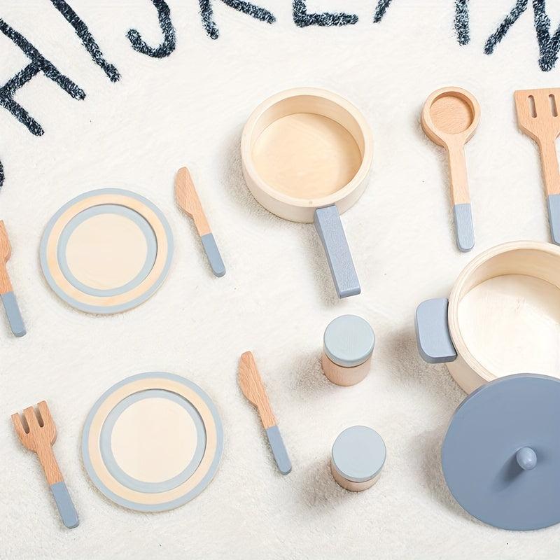 Kids Play House Kitchen Toy Set - Cooking Kindergarten Interactive Toys