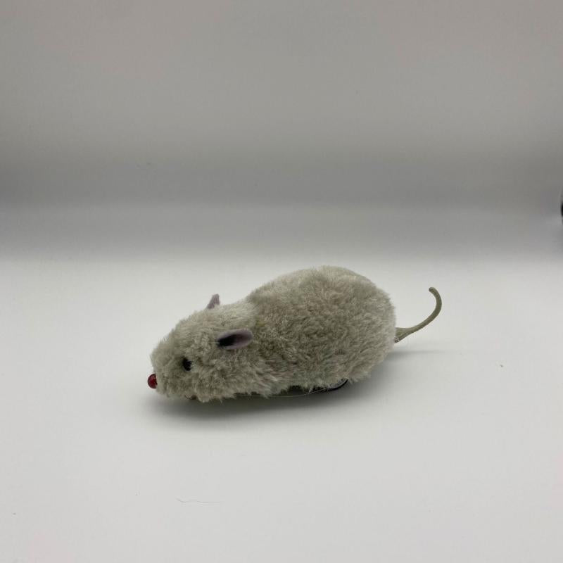 Rebound Inertia Plush Mouse Jump Shake Tail Pet Toy