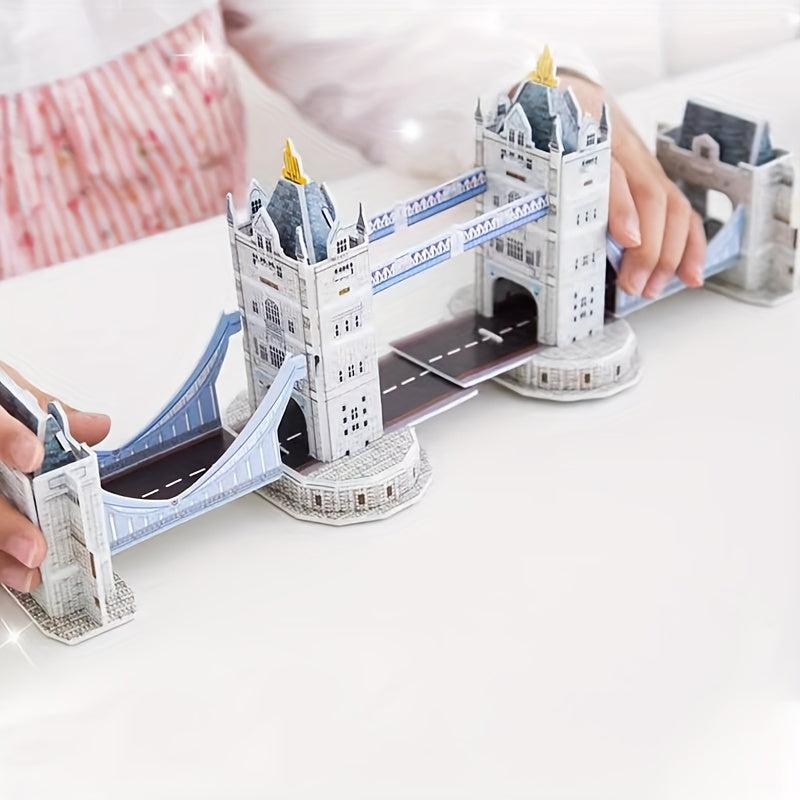 3D Jigsaw Puzzle World Model Toy Boys And Girls Building Blocks Christmas Gift