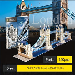 Tower Bridge London Puzzle Craft Kit for Teens & Kids