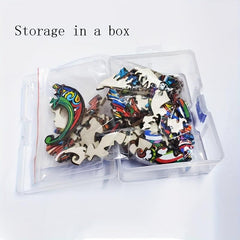 Ocean And Forest Wood Puzzle Toy Family Decoration Painting