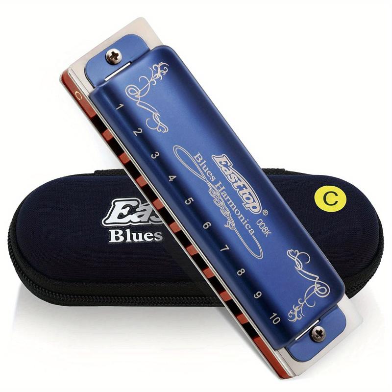 10 Hole Harmonica Key of C for Professionals & Beginners