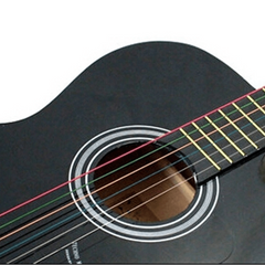 Rainbow Colorful Acoustic Guitar String Set 6 Pcs