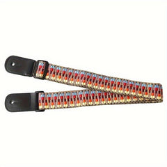 Rainbow Ukulele Strap Diagonal Small Guitar Braided Ethnic Style Strap