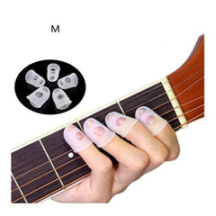 10pcs Guitar Silicone Fingertip Protector Caps For Strings Instrument