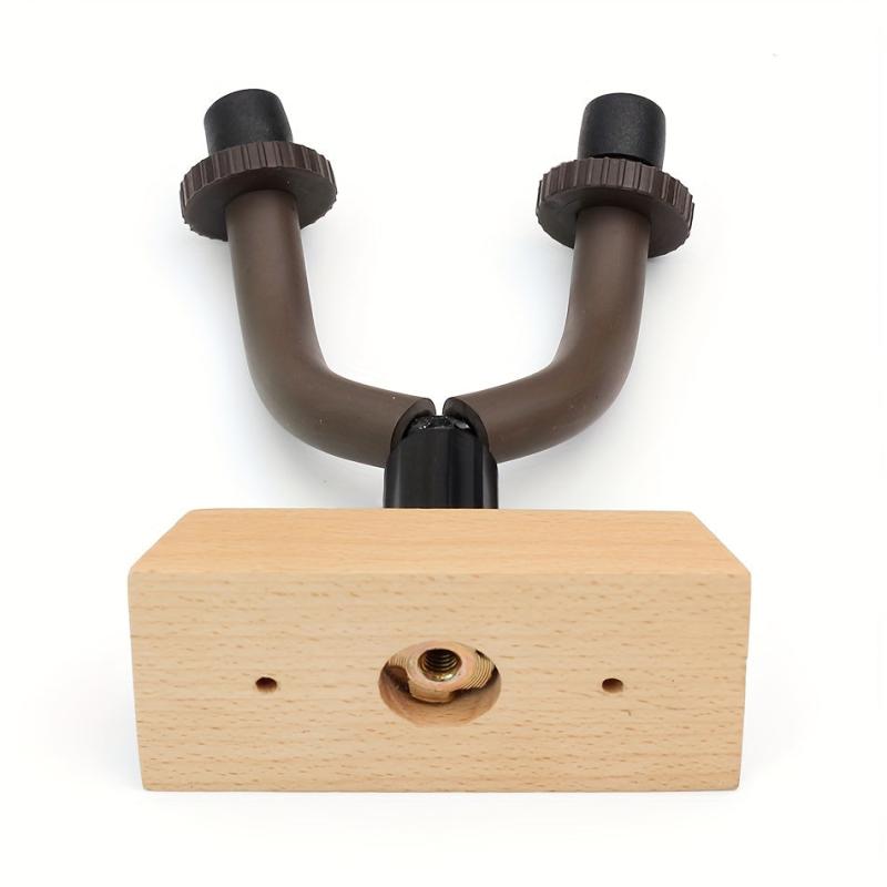 Wooden Base Guitar Wall Hook Musical Instrument Hanging Rack