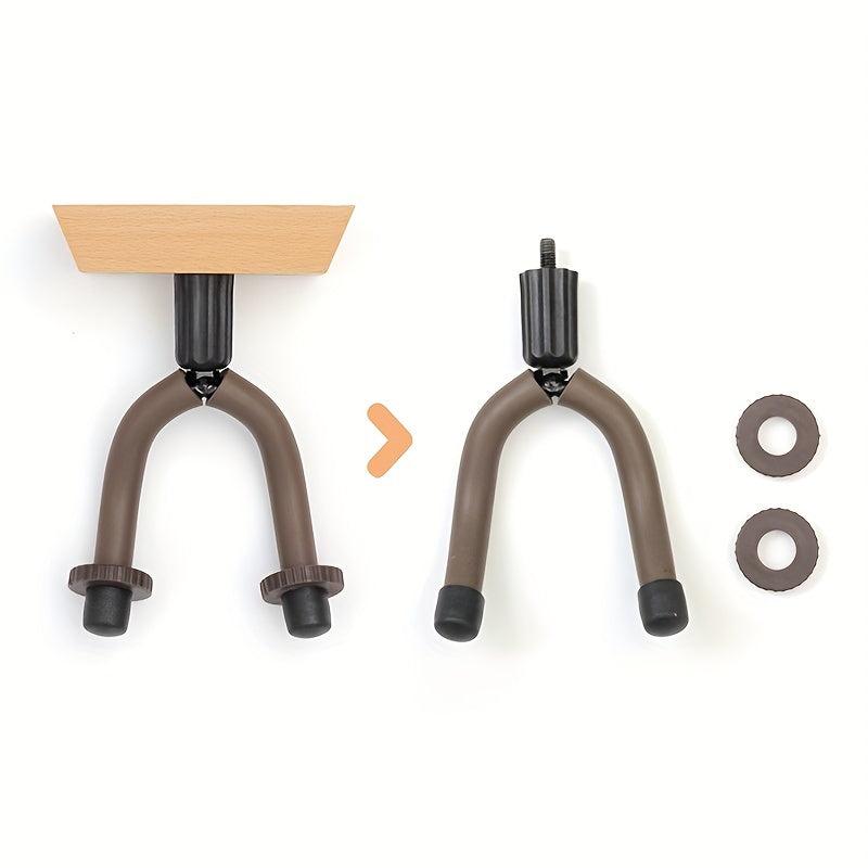 Wooden Base Guitar Wall Hook Musical Instrument Hanging Rack