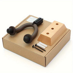 Wooden Base Guitar Wall Hook Musical Instrument Hanging Rack