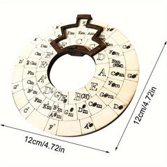 Music Melody Tools Wooden Crafts Ornaments Home Decor