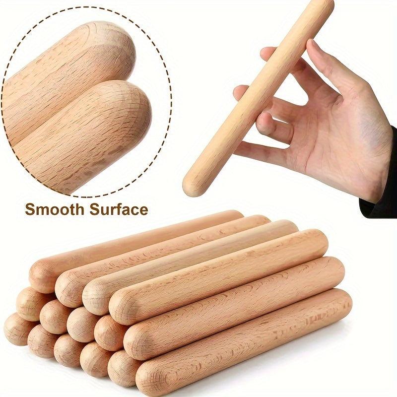 Educational Wooden Drumsticks - Perfect Percussion for Boys and Girls