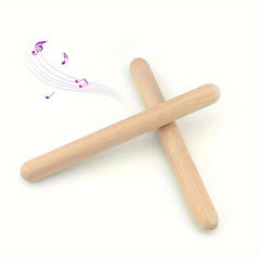 Educational Wooden Drumsticks - Perfect Percussion for Boys and Girls