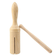 Wooden Sound Tube Single Ring Percussion Cylinder