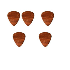 5pcs Durable Paddle Grain Style PVC Guitar Picks for Enhanced Performance