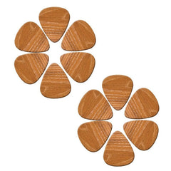 5pcs Durable Paddle Grain Style PVC Guitar Picks for Enhanced Performance