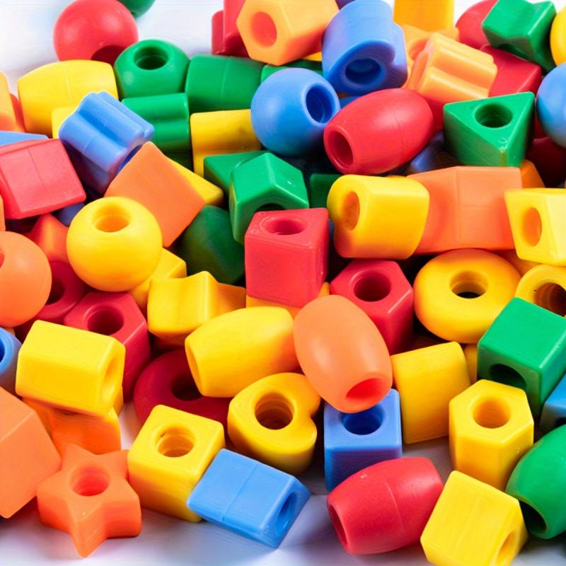 100pc Children's Beaded DIY Toy Set Random