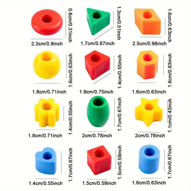 100pc Children's Beaded DIY Toy Set Random