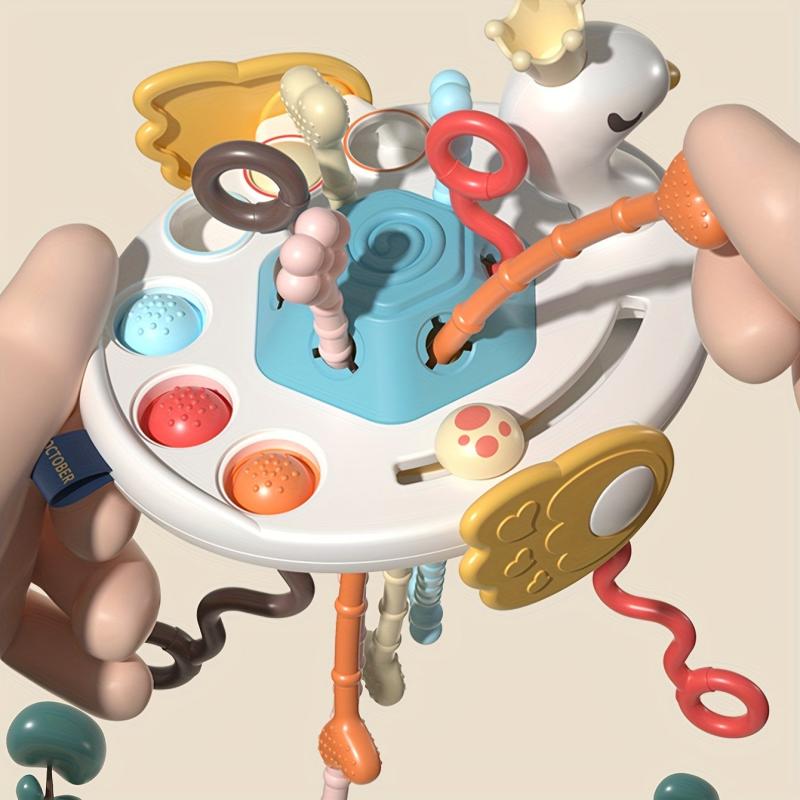 Baby Teething Toy for Coordination and Grinding
