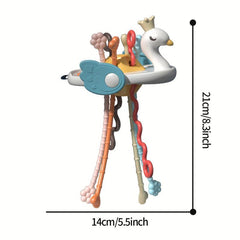 Baby Teething Toy for Coordination and Grinding