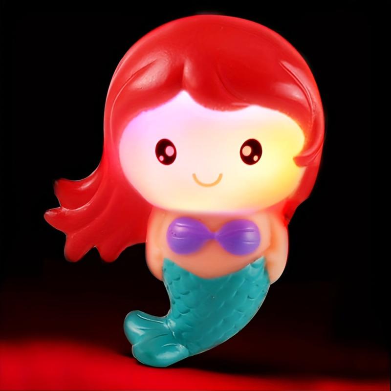 LED Bathtub Mermaid Floating Shower Toy for Toddlers