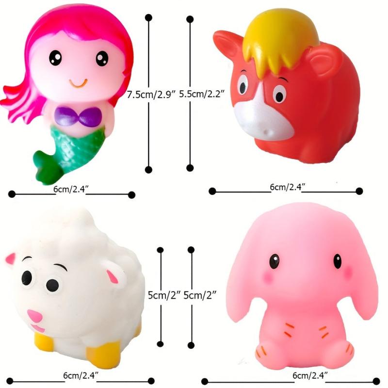 LED Bathtub Mermaid Floating Shower Toy for Toddlers