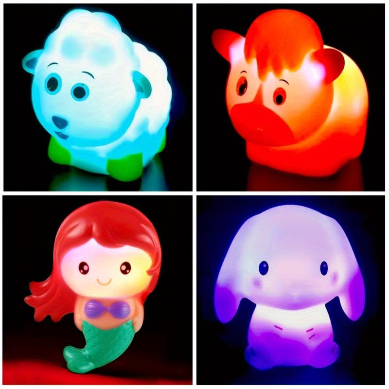 LED Bathtub Mermaid Floating Shower Toy for Toddlers