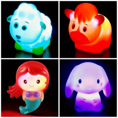 LED Bathtub Mermaid Floating Shower Toy for Toddlers