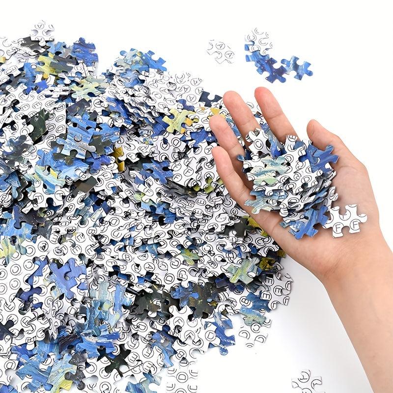 1000pcs Jigsaw Puzzles Gift Decompression Toys Wall Decoration Challenging Game