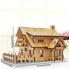 3D Puzzle DIY Building Cabin Assembly Model Educational Toys