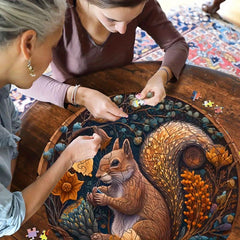 Wooden Animal Puzzles 3D Jigsaw DIY Crafts Family Games