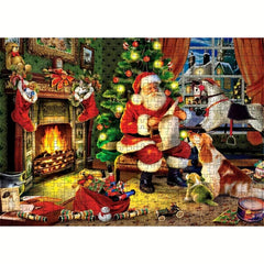 1000 Pieces Santa Claus Merry Christmas Jigsaw Puzzle