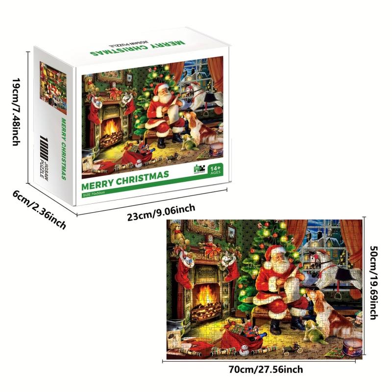 1000 Pieces Santa Claus Merry Christmas Jigsaw Puzzle