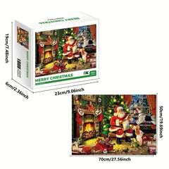1000 Pieces Santa Claus Merry Christmas Jigsaw Puzzle