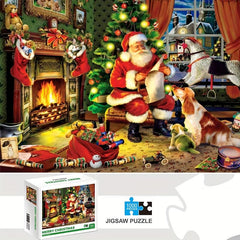 1000 Pieces Santa Claus Merry Christmas Jigsaw Puzzle