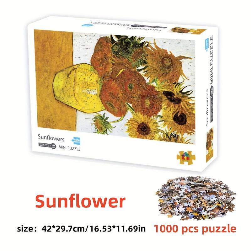 1000pcs Jigsaw Puzzle: Gift, Decompression Toy, Home Decor, Challenge